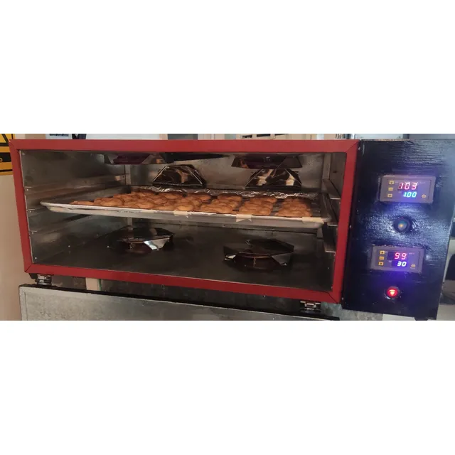 Horno Electrico 220v Pizzero Pastelero 3 Bandejas 65x45