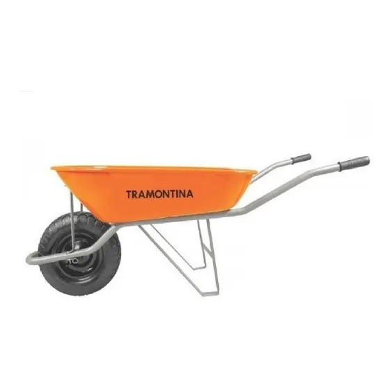 Carretilla Tramontina 80lts Rueda Inflable Reforzada K37