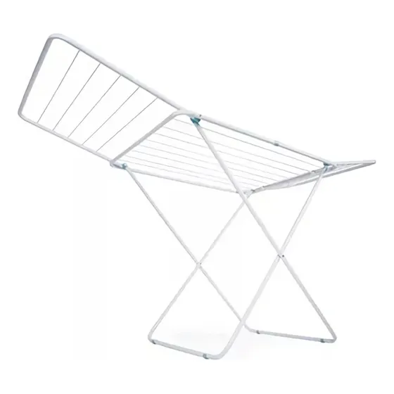 Tender O Tendedero Plegable De Metal Doble Ala Para Ropa