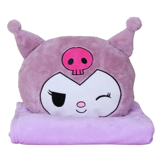 Almohada Cojin Con Cobija Grande Kuromi Melody Lotso Minnie