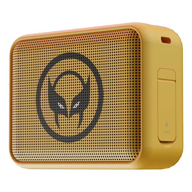 Bocina Bluetooth Portatil Impermeable Color Amarillo
