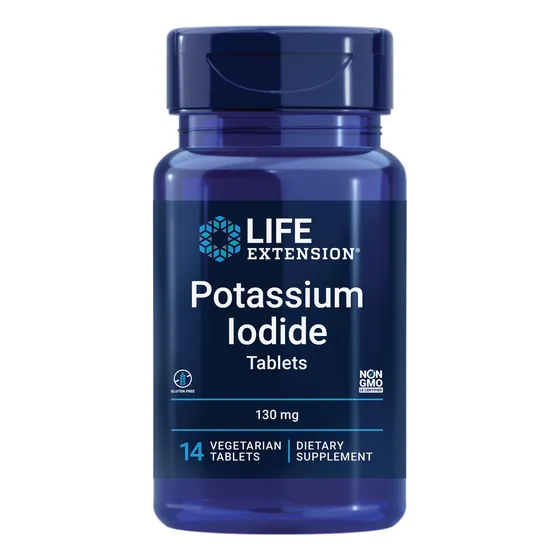 Suplemento Life Extension De Yoduro De Potasio 130 Mg 14 Com