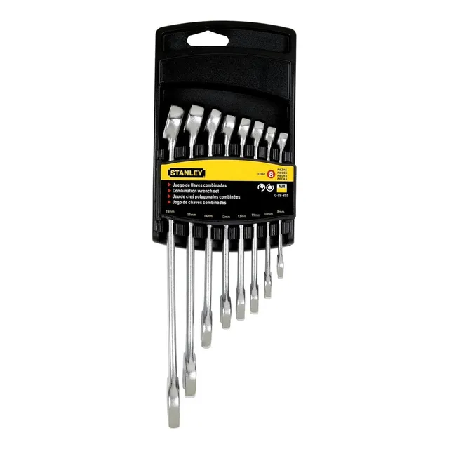Llave Boca Mixta 8 Pzs Stanley8 A 19mm 88-855