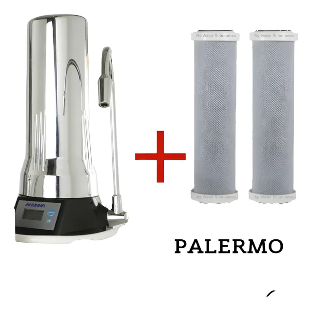 Purificador De Agua Digital Humma Con 2 Filtros De Carbon 