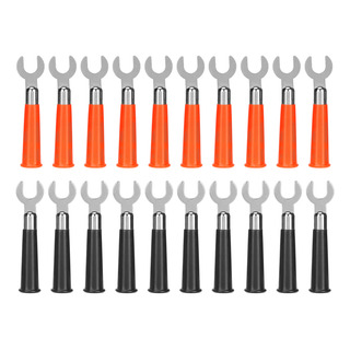 Conector Banana U Fork Spade, 20 Unidades, Plugue Y, Vermelh Conector Banana U Fork Spade, 20 Unidades, Plugue Y, Vermelh