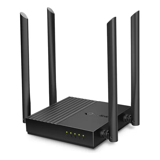 Router Dual Band Gigabit Tplink Wifi Fibra Óptica Ac1200 C64