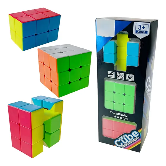 Trio De Cubo Mágico Formatos Diferentes Series Cube Special