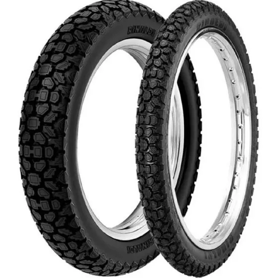 Par Pneu 4.10-18 E 90/90-19 Wh21 Rinaldi Cb 400 Cb 450 Tdm