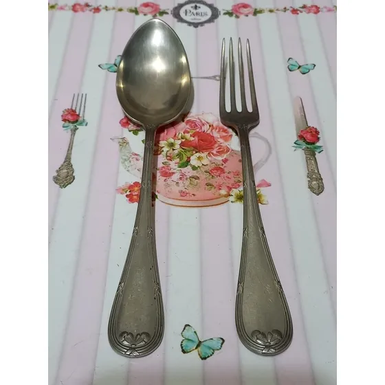 Set Cubiertos Tenedores Cuchara Aleman Wellner Bazar Colon 