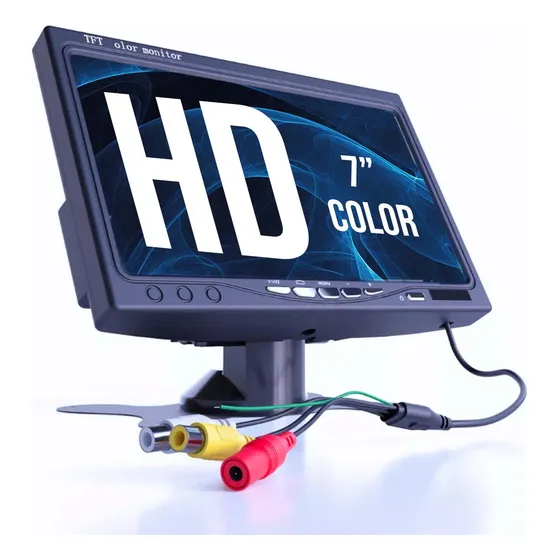 Monitor Hd De 7 Pulgadas 2 Entradas De Video Camara