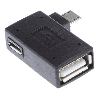 . Adaptador De Host De 90 Grados De Ángulo Izquierdo Micro . Adaptador De Host De 90 Grados De Ángulo Izquierdo Micro