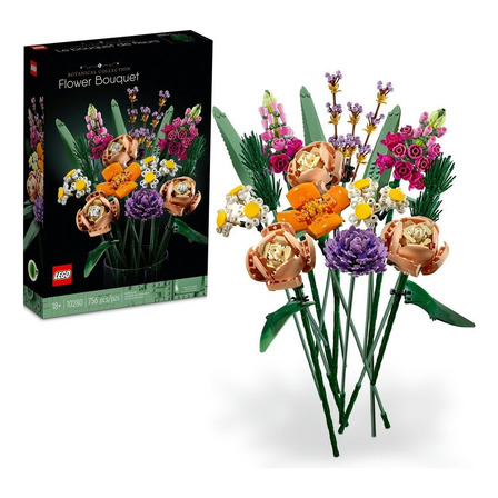 Lego® Botanicals Ramo De Flores 10280; Flores Ornamentales Para Construir De La Colección Botanicals, Regalo Romántico Para Mujeres Y Hombres Lego® Botanicals Ramo De Flores 10280; Flores Ornamentales Para Construir De La Colección Botanicals, Regalo Romántico Para Mujeres Y Hombres