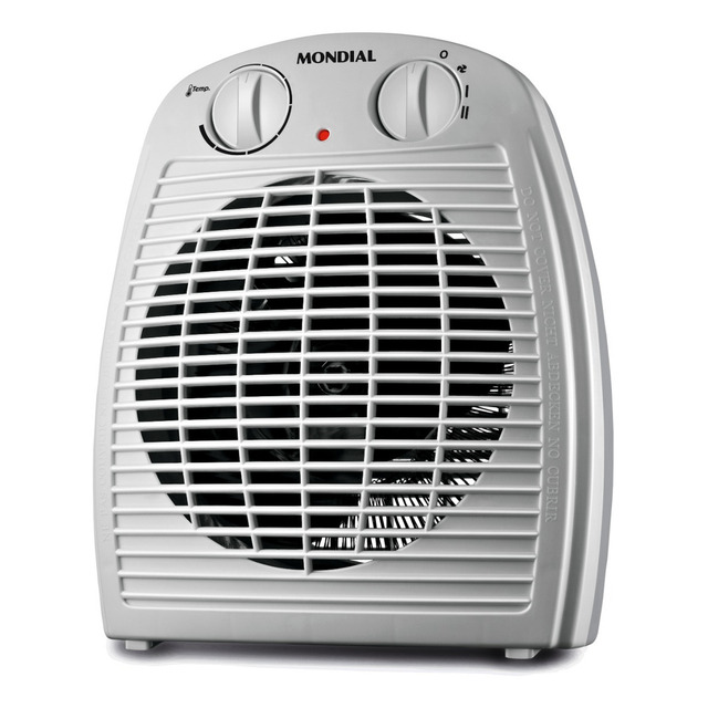 Aquecedor De Ar A-08 3 Em 1 Com 2 Níveis De Aquecimento E Função Circular Cor Cinza Mondia... Aquecedor De Ar A-08 3 Em 1 Com 2 Níveis De Aquecimento E Função Circular Cor Cinza Mondia...