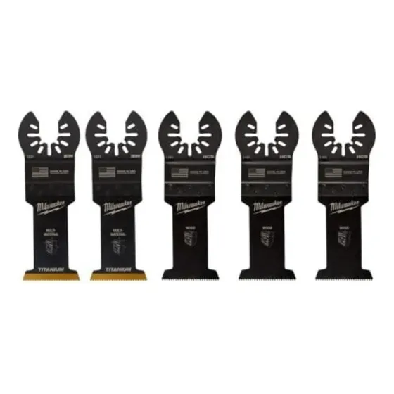 Milwaukee Hojas Oscilantes 5 Piezas Made In Usa 2 Titanio