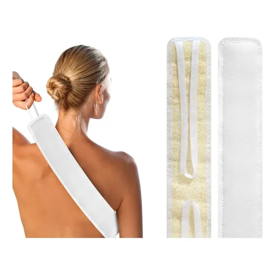 Esponja De Banho Para Esfoliar Costas Corpo Longa Spa Cordão