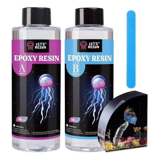 Kit Resina Epoxi Transparente Clear Epoxy Resin 946ml