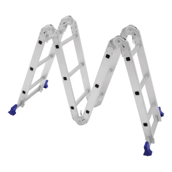 Escalera Con Plataforma Multifuncion  Mor 5223