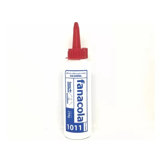 Adhesivo Cola Vinílica Fanacola Pomo 250gr Color Blanco