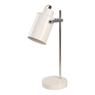 Lámpara De Mesa Blanca E27 25w 1 Luz Color De La Estructura Blanco Lámpara De Mesa Blanca E27 25w 1 Luz Color De La Estructura Blanco