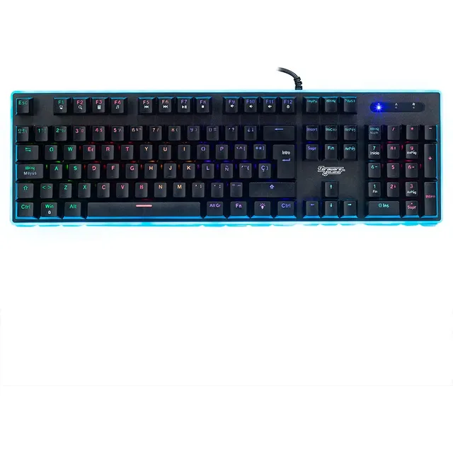 Teclado Teraware Kd-955  Alámbrico Luz Rgb 104 Teclas