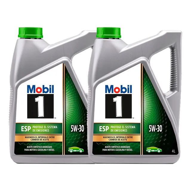 Aceite para motor  Mobil sintético 5W-30 para autos, pickups & suv de 2 unidades x 4L / 8L