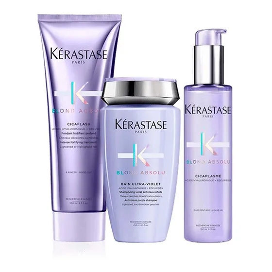 Kérastase Trio Blond Absolu Bain  + Fondant + Cicaplasme