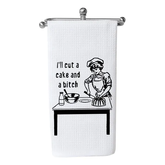 Divertida Toalla Cocina Inapropiada Texto Ingl  I'll