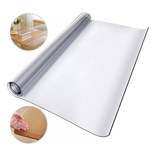 Mantel Protector De Mesa Transparente De Pvc 100 X 200 Cm Mantel Protector De Mesa Transparente De Pvc 100 X 200 Cm