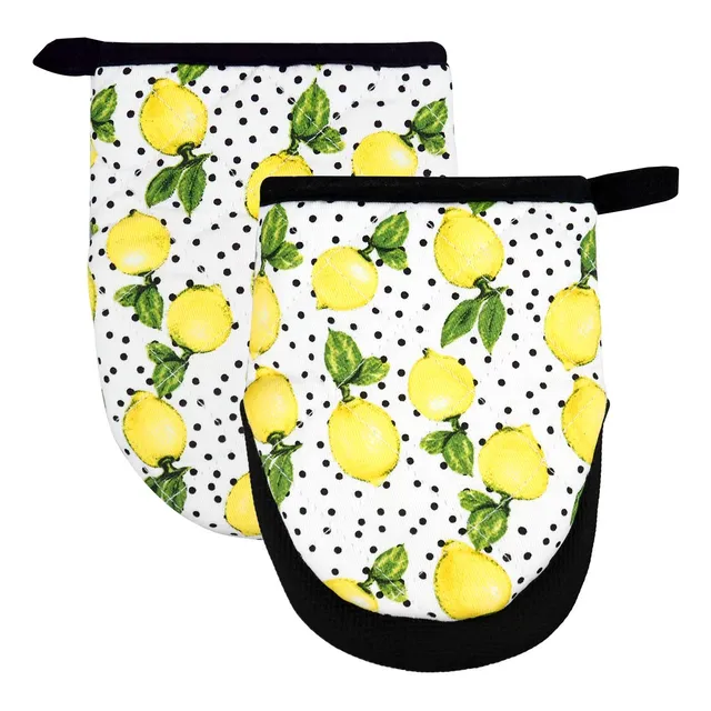Estilo Popular Punto Limon Baño 2 Pedazo Neop Mini Guante