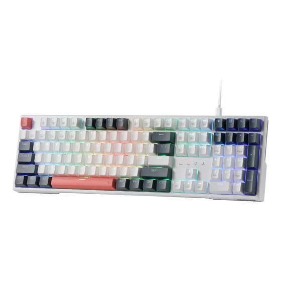 Redragon K668 Rgb Teclado Juegos, 104 Teclas + 4 Teclas Con