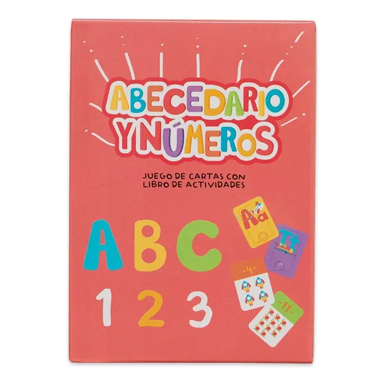 Abecedario Y Numeros Cartas + Libro De Actividades - Educard