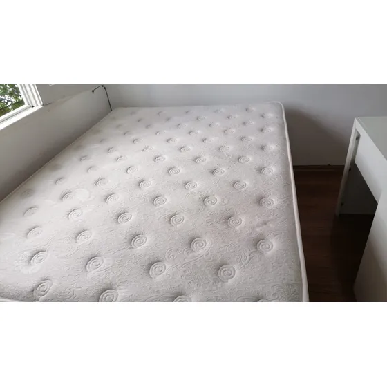 Colchon Resorte Dos Plazas Más Box Con Dos Almohadas