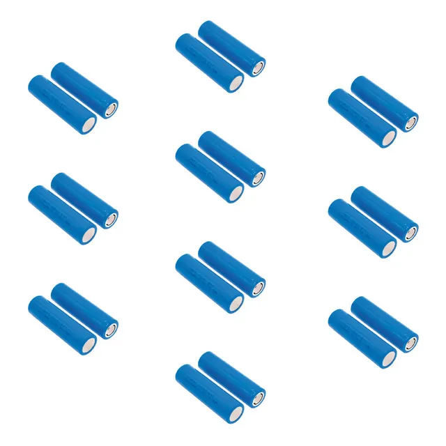 10 Piezas - 3000mah Batería Recargable 18650 3.7v