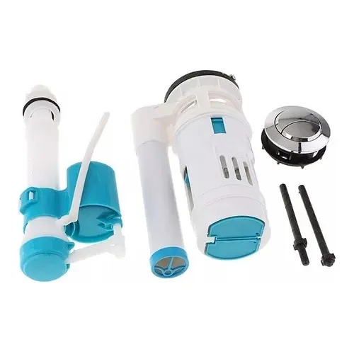 Kit Valvula Completo Para Estanque Con Botón Wc Fitting