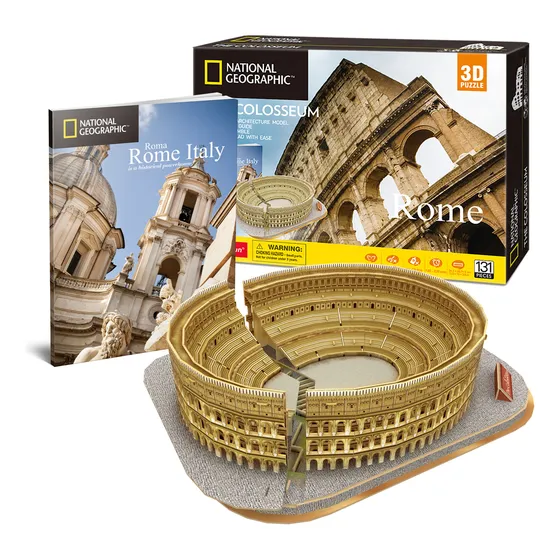 Rompecabeza 3d Nat Geo El Coliseo De Roma 131pzas