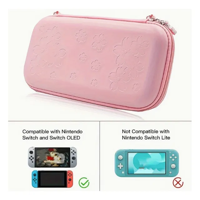 Funda Protectora Para Nintendo Switch Rosa Claro