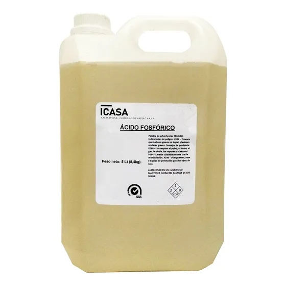 Acido Fosfórico 5 Lt (8,4kg)  Icasa