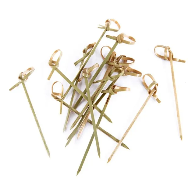 Pincho De Bambu Para Cocteles X 100 Pares Stick Palitos Palo
