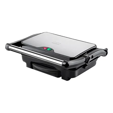 Sandwichera eléctrica Thomas TH-975 color inox/negro