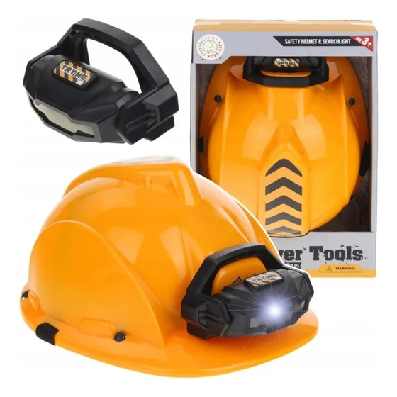 Juguete Herramientas Casco Con Linterna Para Niños