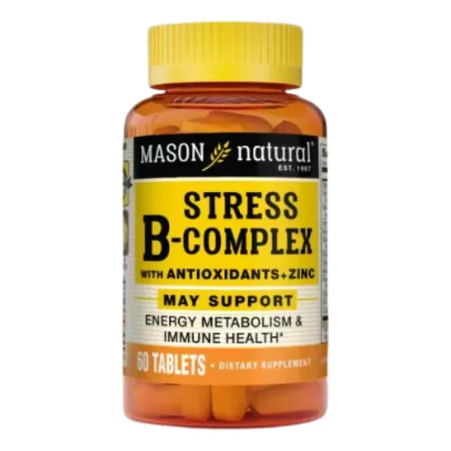 Stress Formula B-comple Con Antioxidantes + Zinc 60 Tabletas