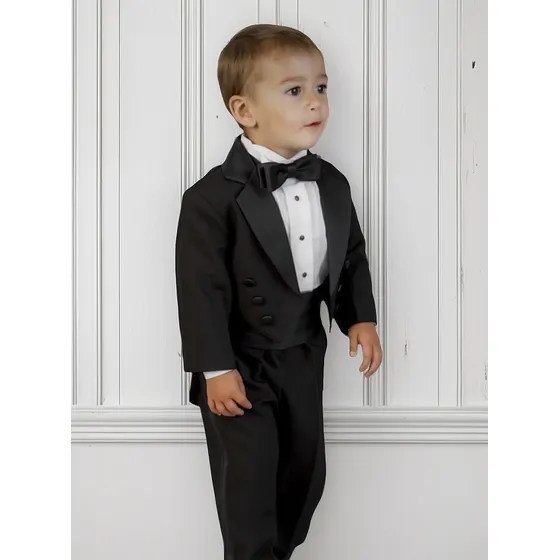 Traje Elegante De Bebé Color  Negro.