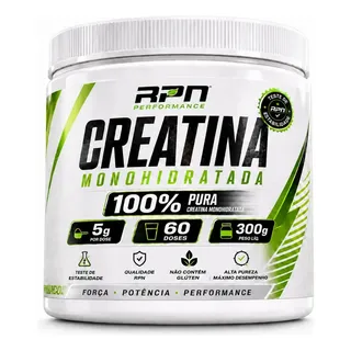 Creatina Monohidratada 300g Pó Growth Rpn