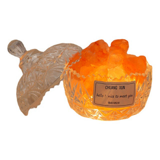 Vaso Con Forma De Corona, Cristal De Sal Naranja, 10 Ml, Col Vaso Con Forma De Corona, Cristal De Sal Naranja, 10 Ml, Col