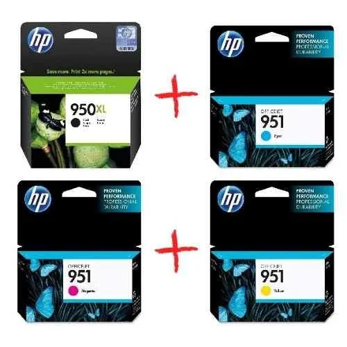 HP 950xl Negro y 951 Tricolor