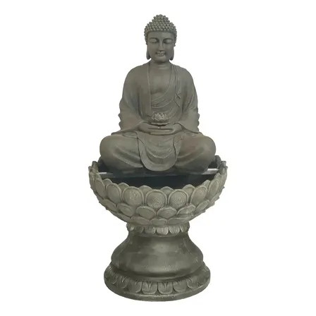 Fonte Buda Especial Com Base Cor:old Stone A:1,70m X L:90cm