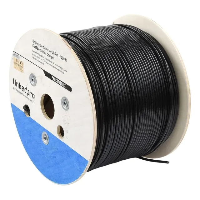 Bobina De Cable 305 Mts Cat5e Con Gel / Pro-cat-5e-gelx