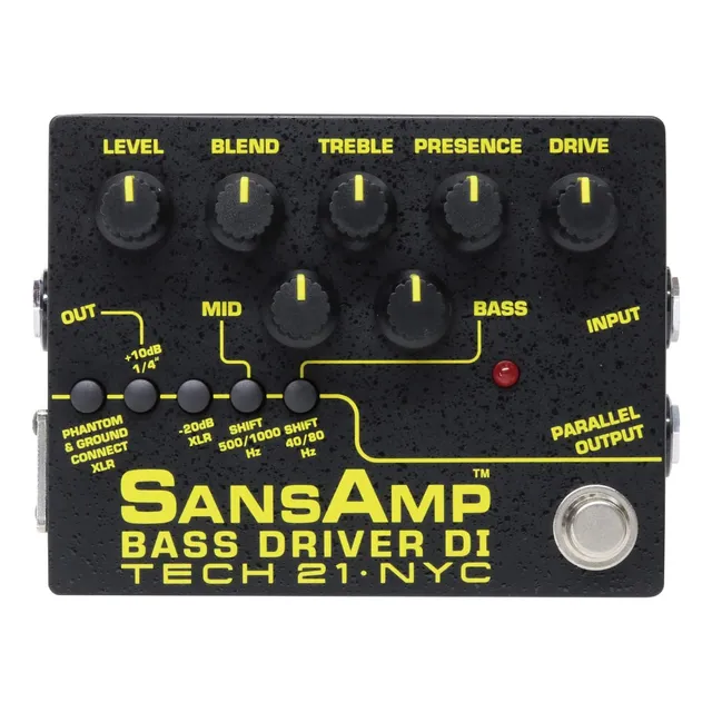 Tech 21 Sansamp Bass Driver Di Efectos Pedal