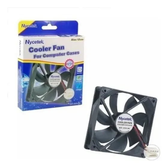 Fan Cooler Rgb Ventilador Extractor 12cmx12cm 4 Pines 12v