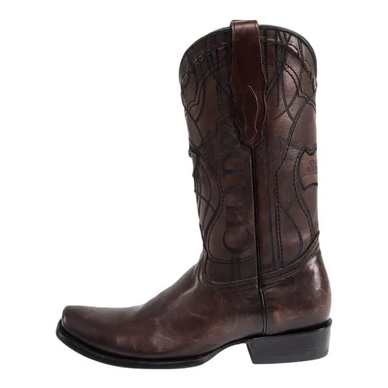 Botas Hombre Vaquera Casual Piel Cuadra 1nsr De Color Café